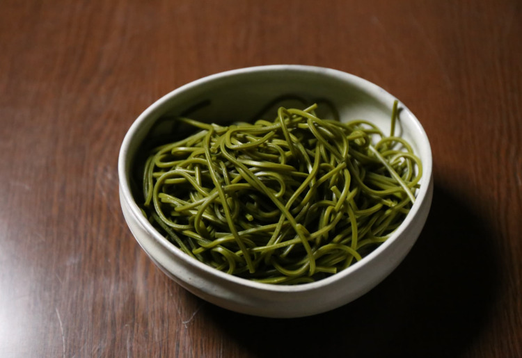 10.追加　茶そば(chasoba／Additional Tea Soba)