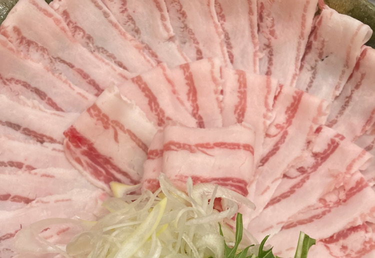 4.鹿児島黒豚しゃぶしゃぶ150ｇ　単品(kurobutanoshabushabu／Kagoshima black pork shabu-shabu 150g separately)
